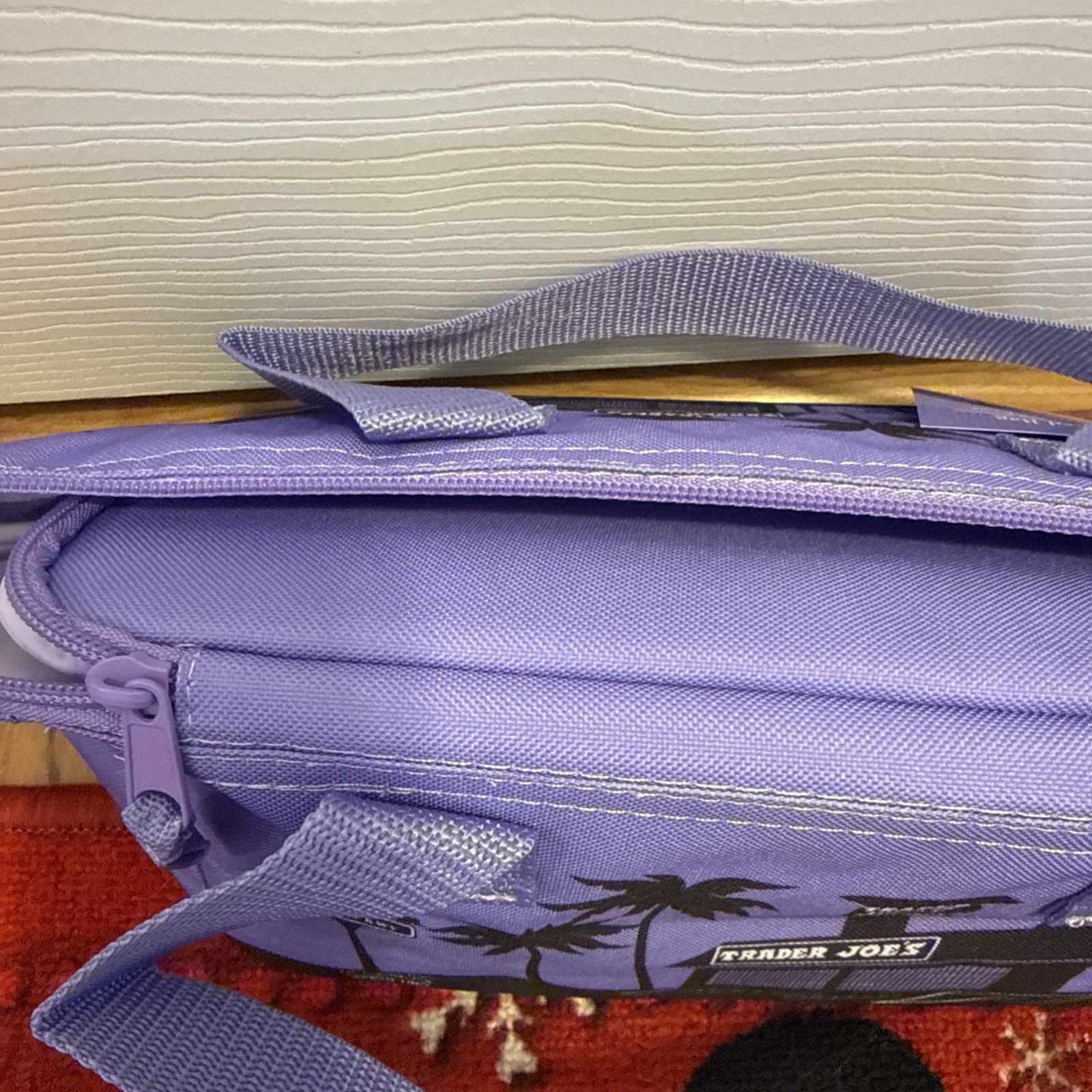 Trader Joes Mini Insulated Bag LAVENDER/PURPLE Limited Edition!
