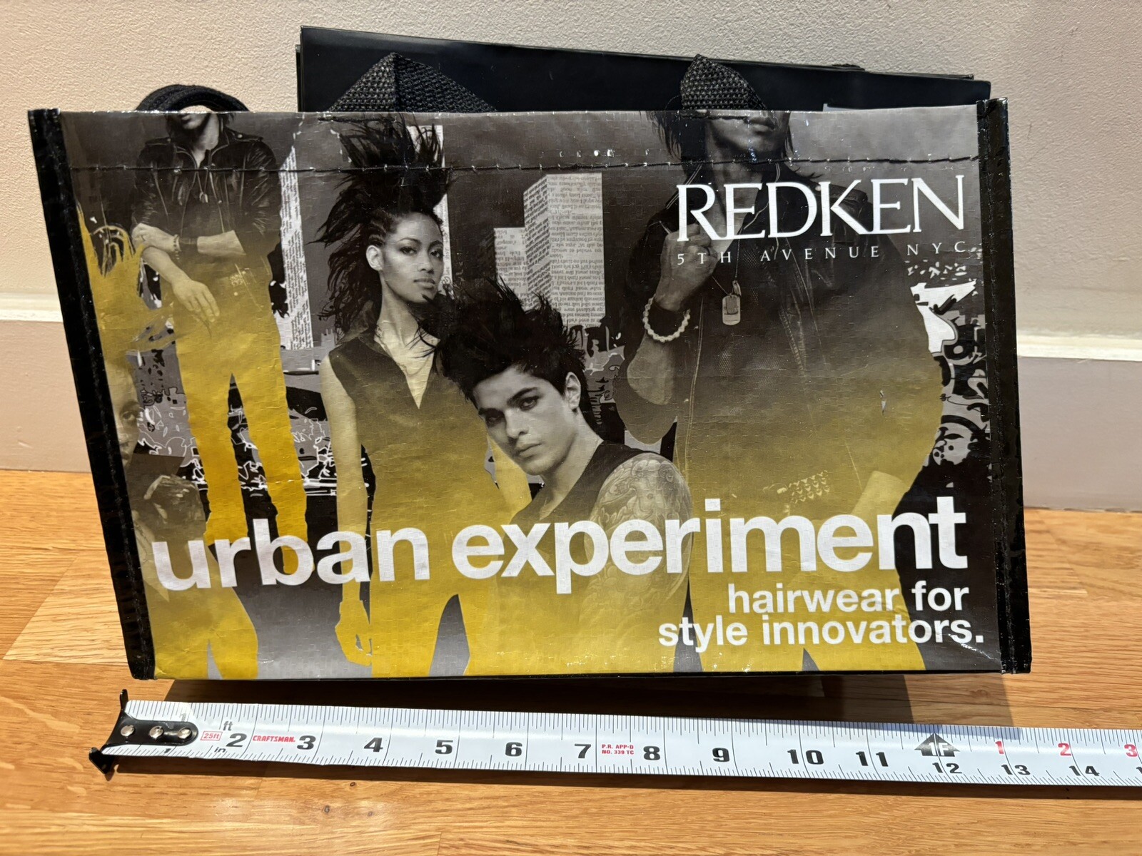 New set of 3 Redken bags. 2-Black shopping bags + 1-Reusable small tote