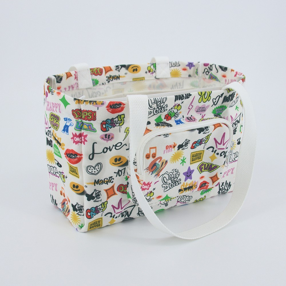 Reusable Canvas Tote Bag Small | 14 oz Heavy-Duty | Eco-Friendly Grocery Bag