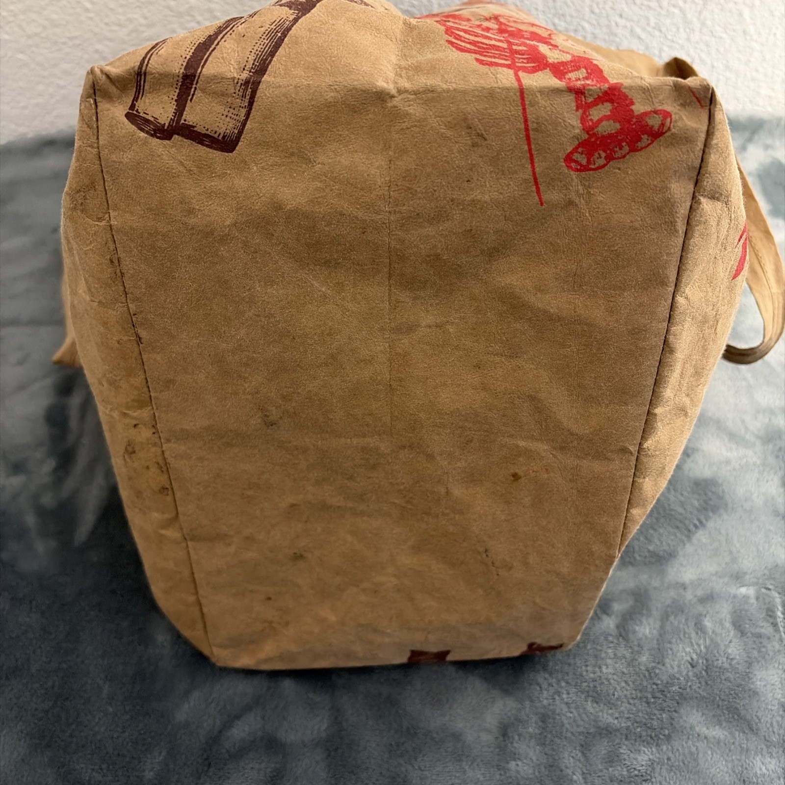 Trader Joe’s Washable Reusable Paper Shopping Bag Brown
