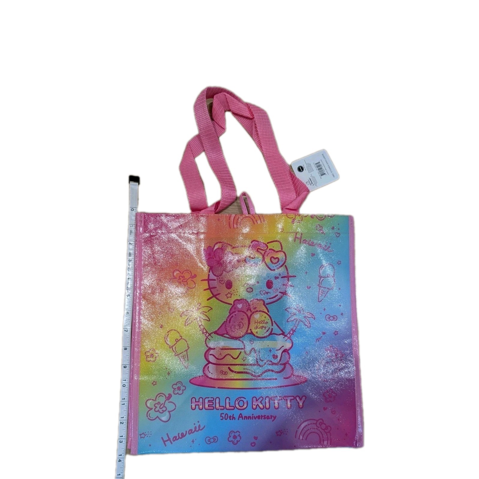 HAWAII Hello Kitty 50th Anniversary Limited Edition REUSABLE SHOPPING BAG TOTE