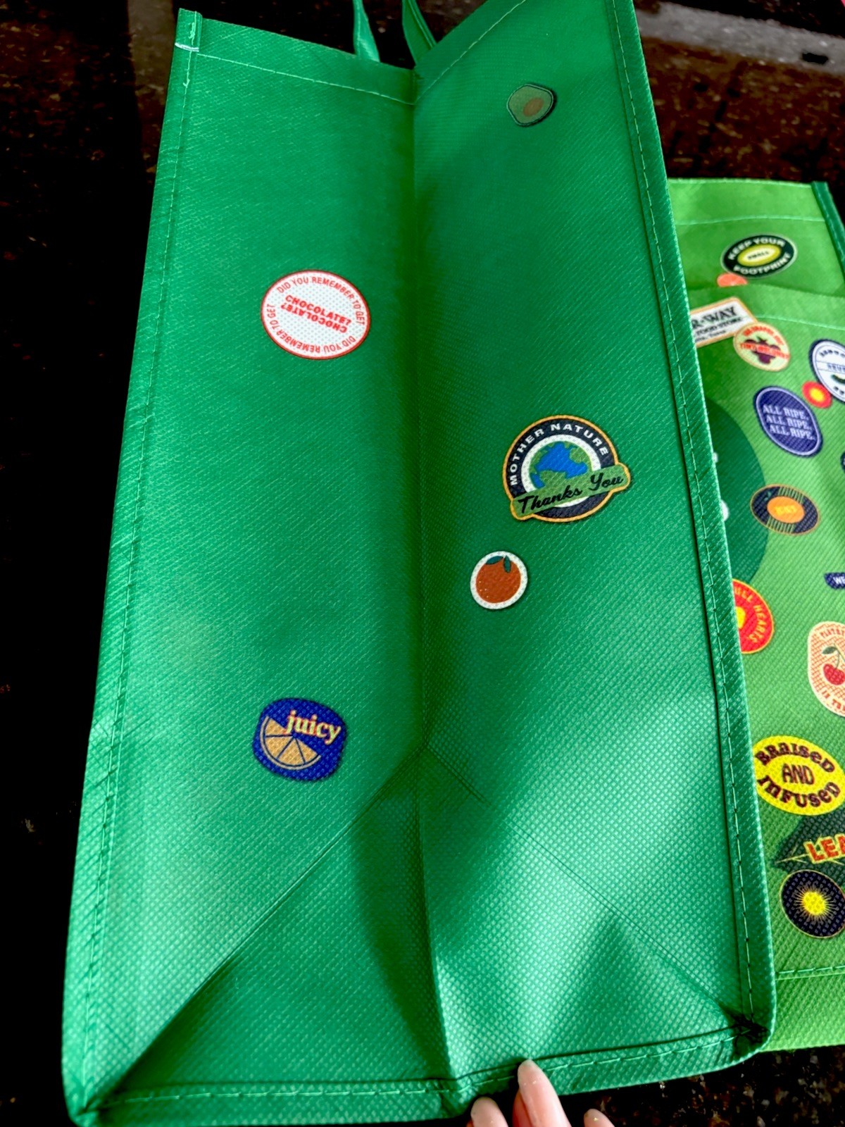 RARE Whole Foods Sticker reusable tote 1 Bag