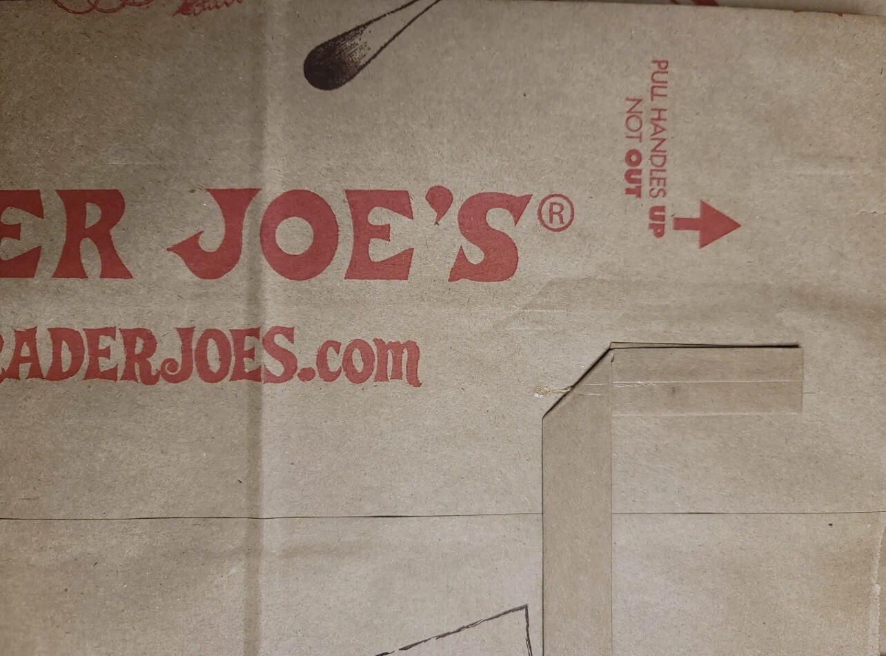 10-Count Trader Joe’s Brown Paper Grocery Shopping Bag BRAND NEW