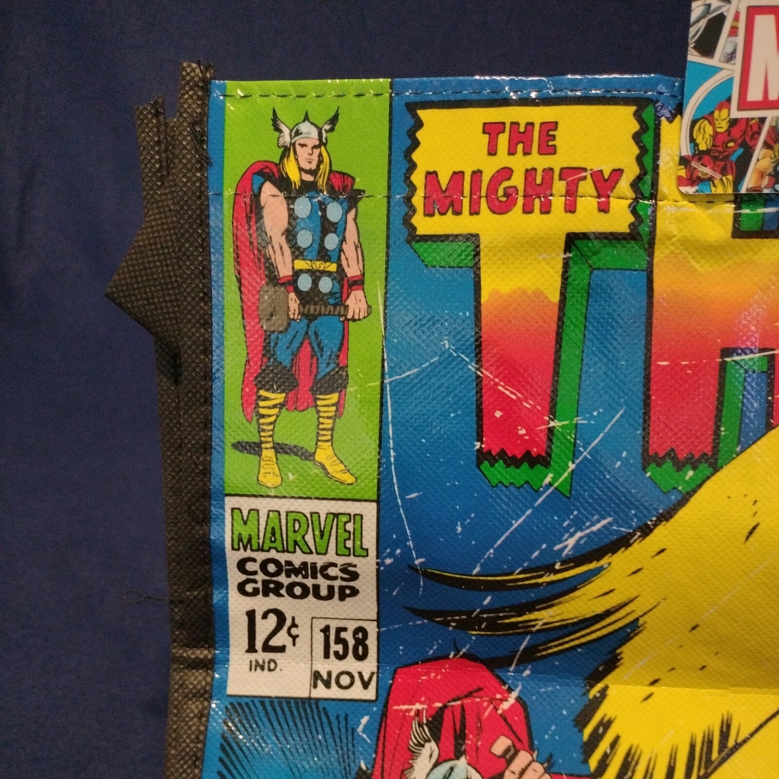 (CC) NWT Marvel Legacy Reusable Shopping Bag Tote THE MIGHTY THOR #158 Cover ⚡⚡
