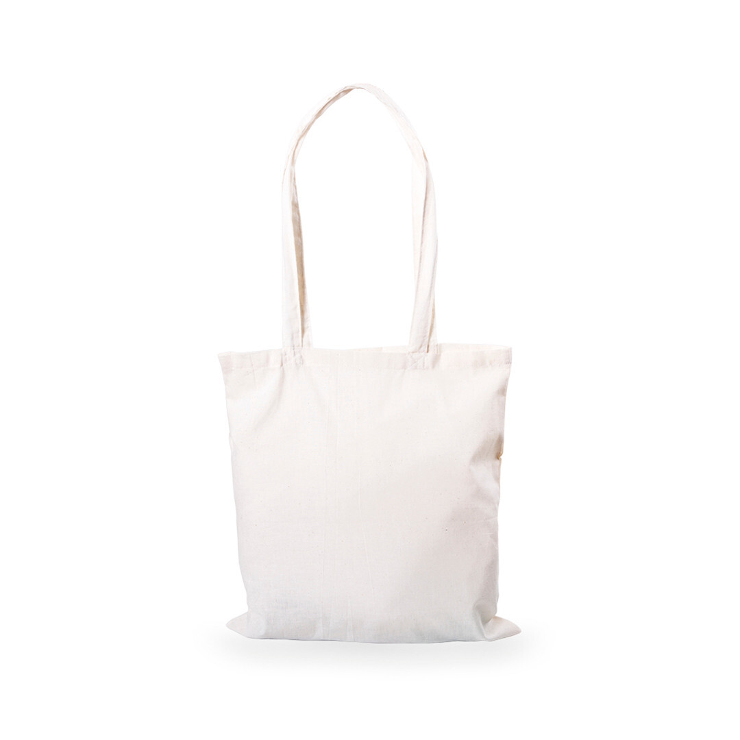 Pack Of 10 Cotton Shopper Bags 100% Natural Long Handles CM 38×42