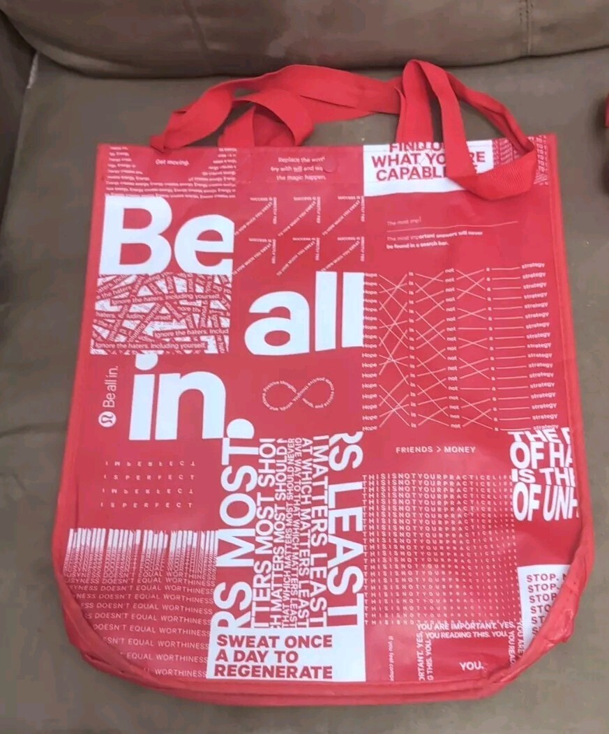 One Large And Two Small Lululemon Bags