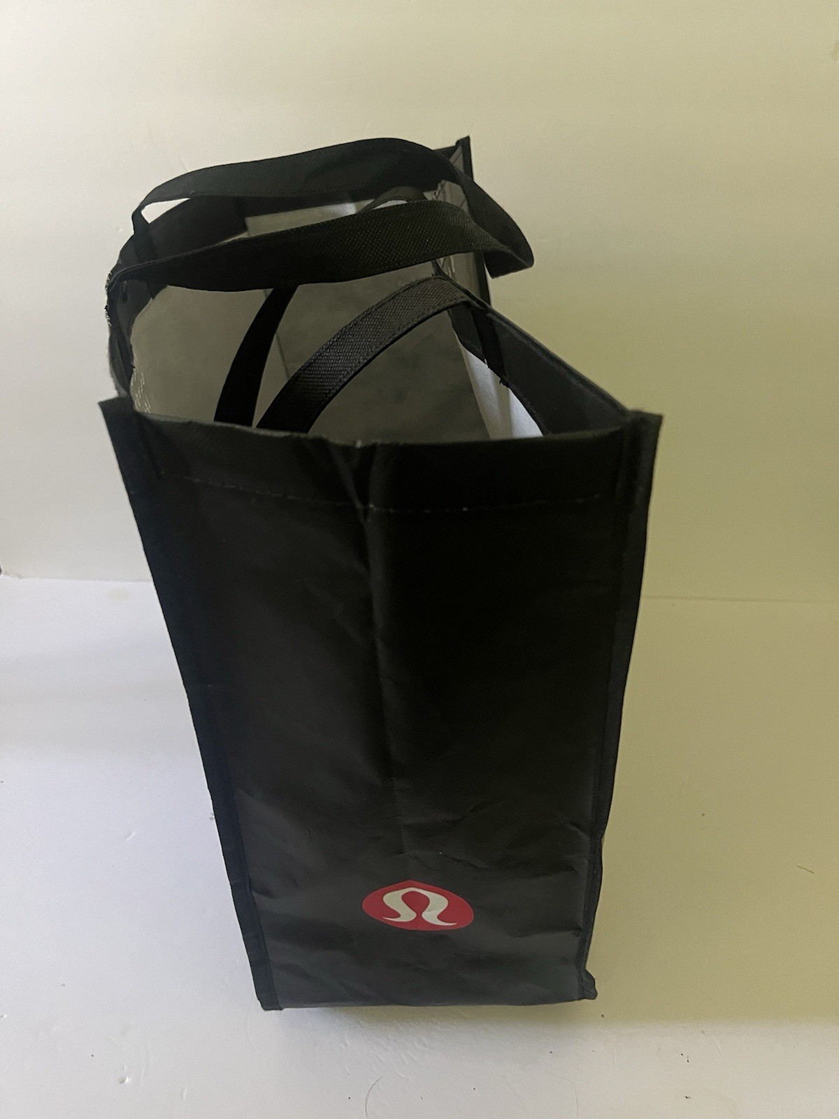 2 Lululemon Bag Snap button Closure Reusable Tote Shopping Bag Large and Small