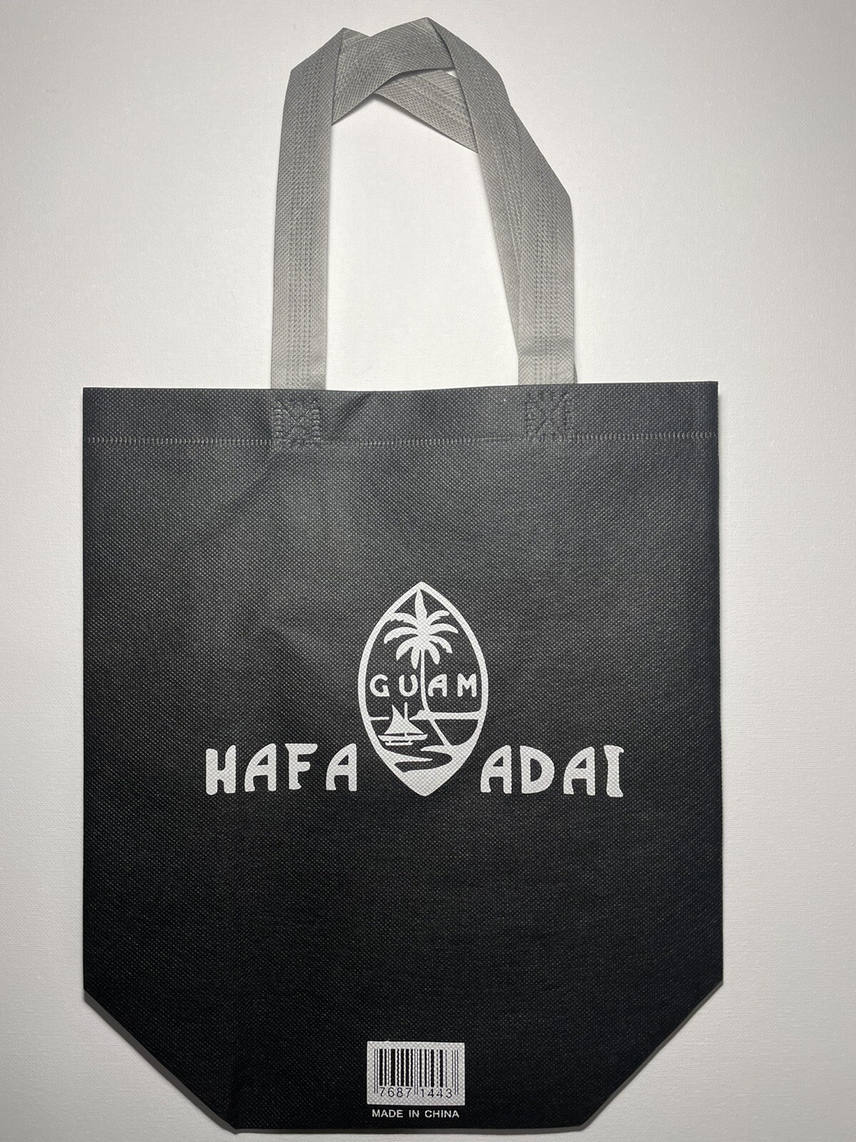 Guam Reusable Shopping Bag 13″ Canvas All Purpose Tote Bag Hafa Adai 4pck