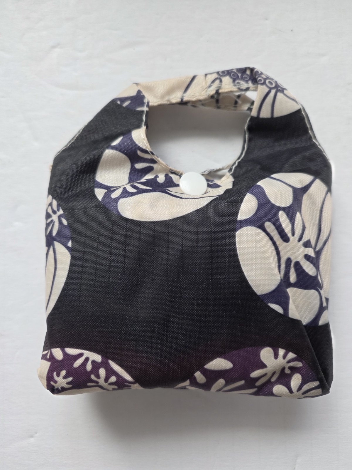 Reusable Nylon Pouch Tote with Handles Foldable Heavy-Duty Shopping Bag Japan