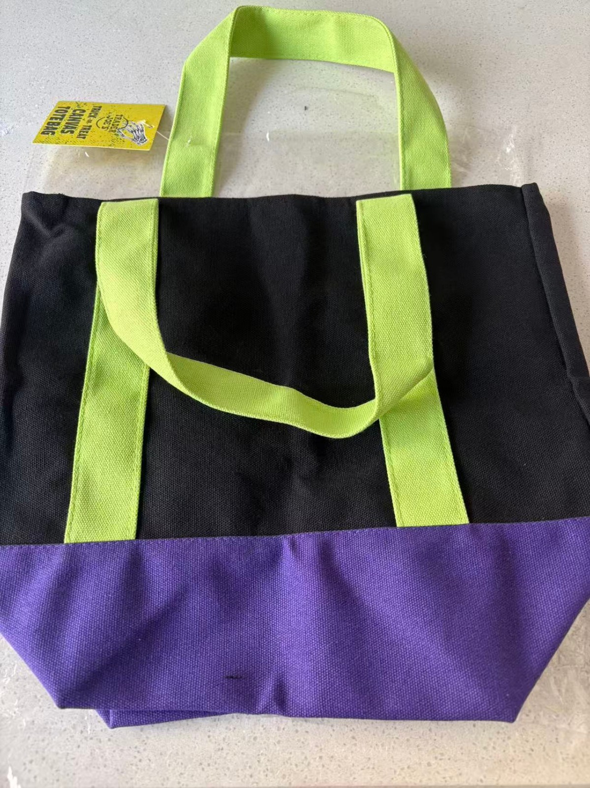 Trader Joe’s Mini Pastel Canvas Tote Bag Simple canvas bag Foldable