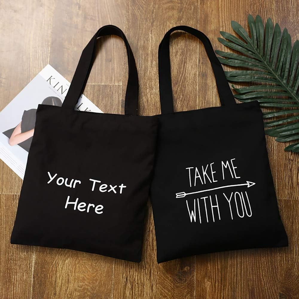 3 Pack Canvas Tote Bags,Heavy Duty Reusable Grocery Shopping Bag 12.2″x14.2″ …