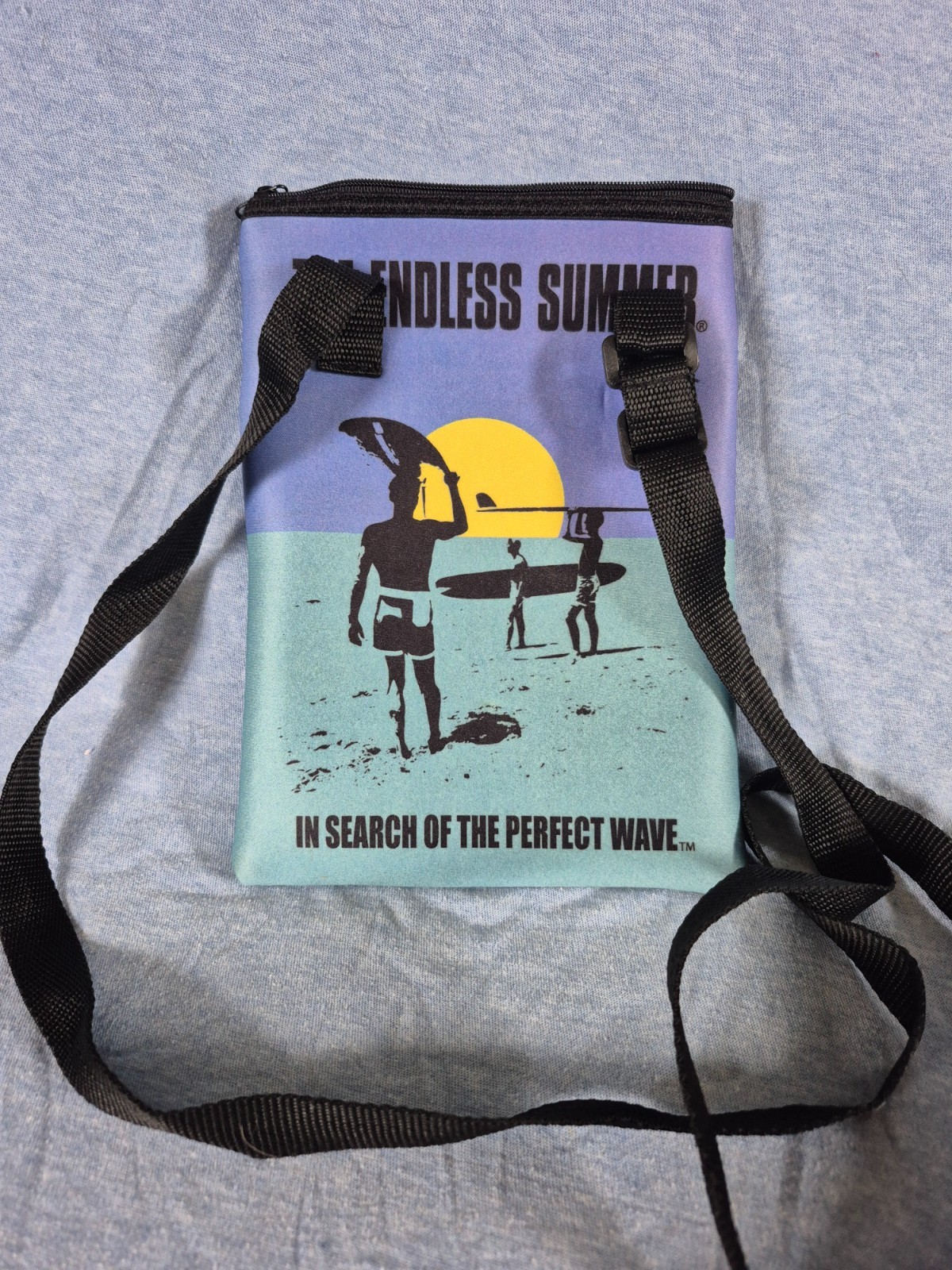 The Endless Summer Neoprene Crossbody Carryall Bag Purse with Adjustable Strap