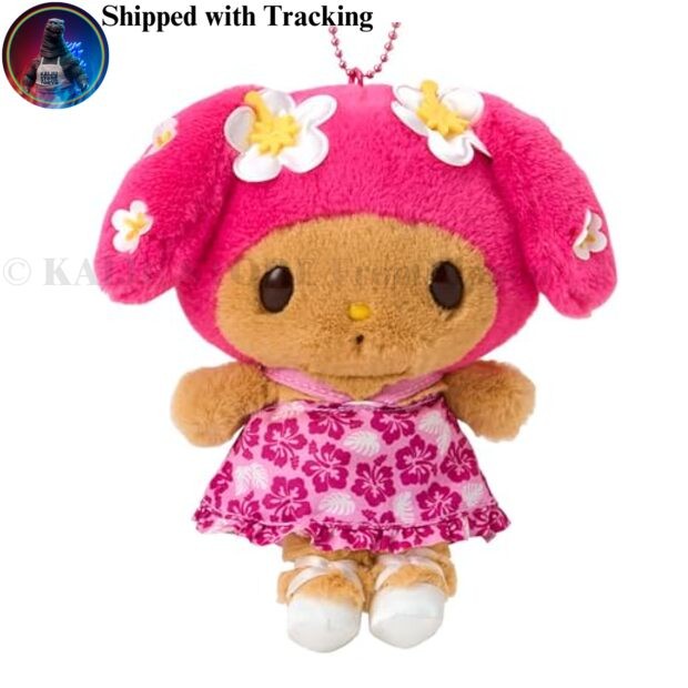 Sanrio Mascot Holder &quotTokonatsu Vacation&quot My Melody Polyester and Steel