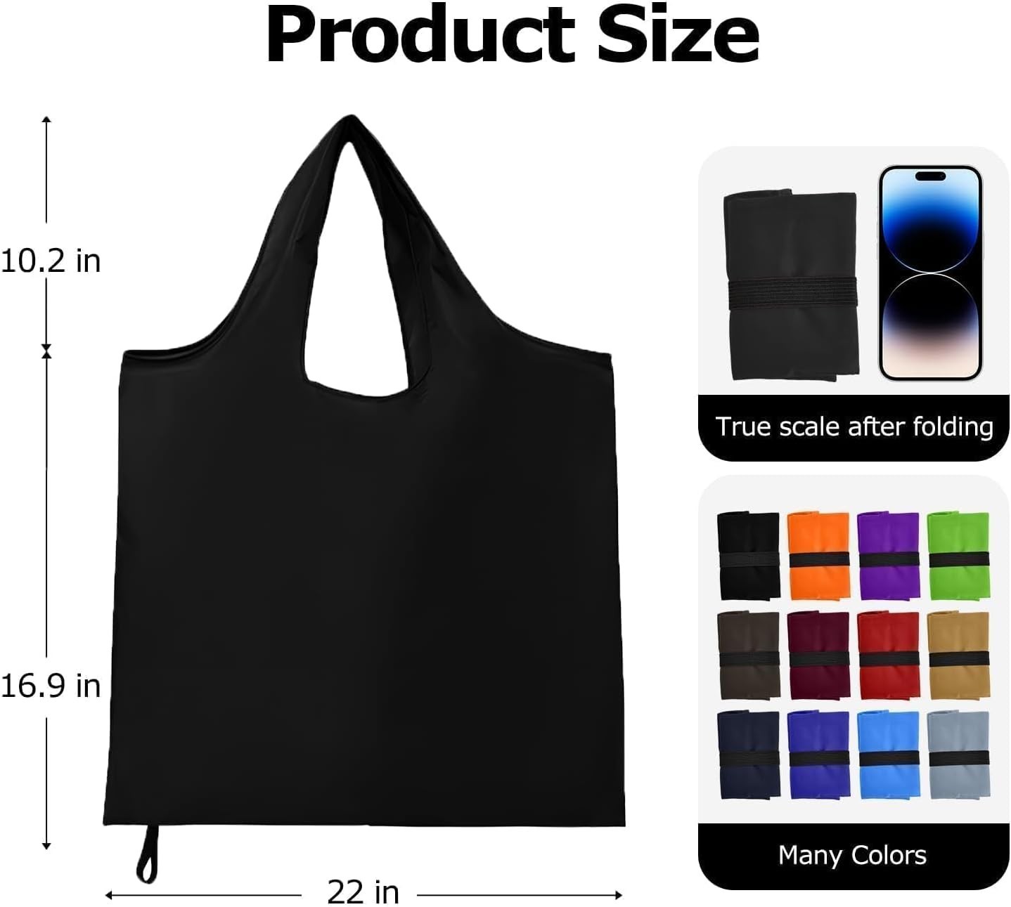 Versatile Machine Washable Reusable Tote Bag – Perfect for Daily Errands