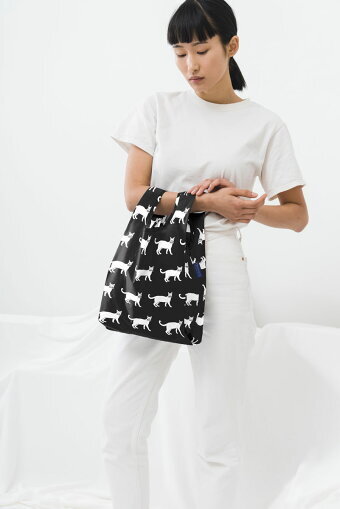 BAGGU Baby Eco Friendly Bag small size folding Eco bag Japan limited Cat