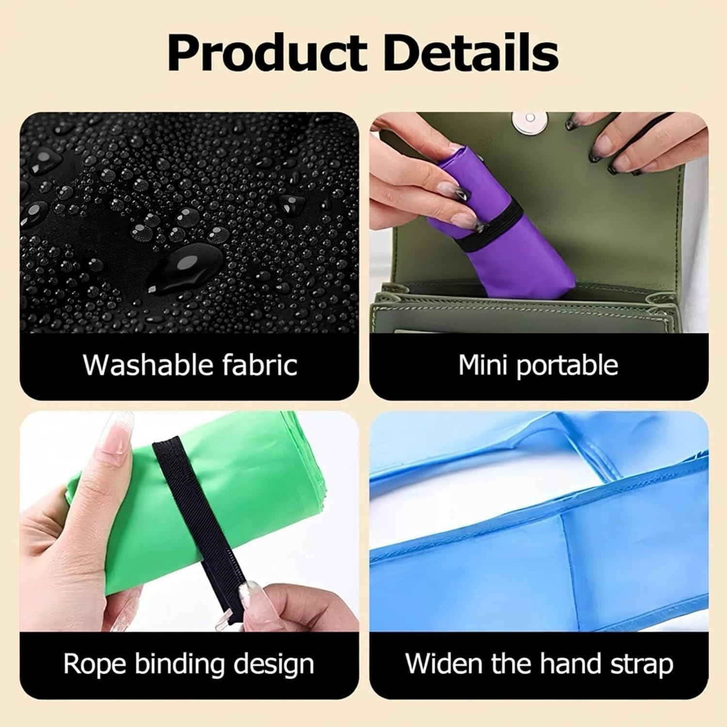 Versatile Machine Washable Reusable Tote Bag – Perfect for Daily Errands