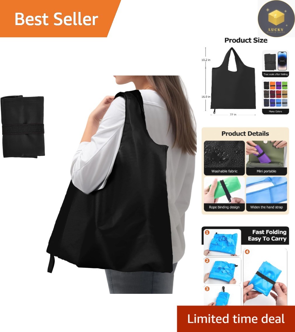 Versatile Machine Washable Reusable Tote Bag – Perfect for Daily Errands