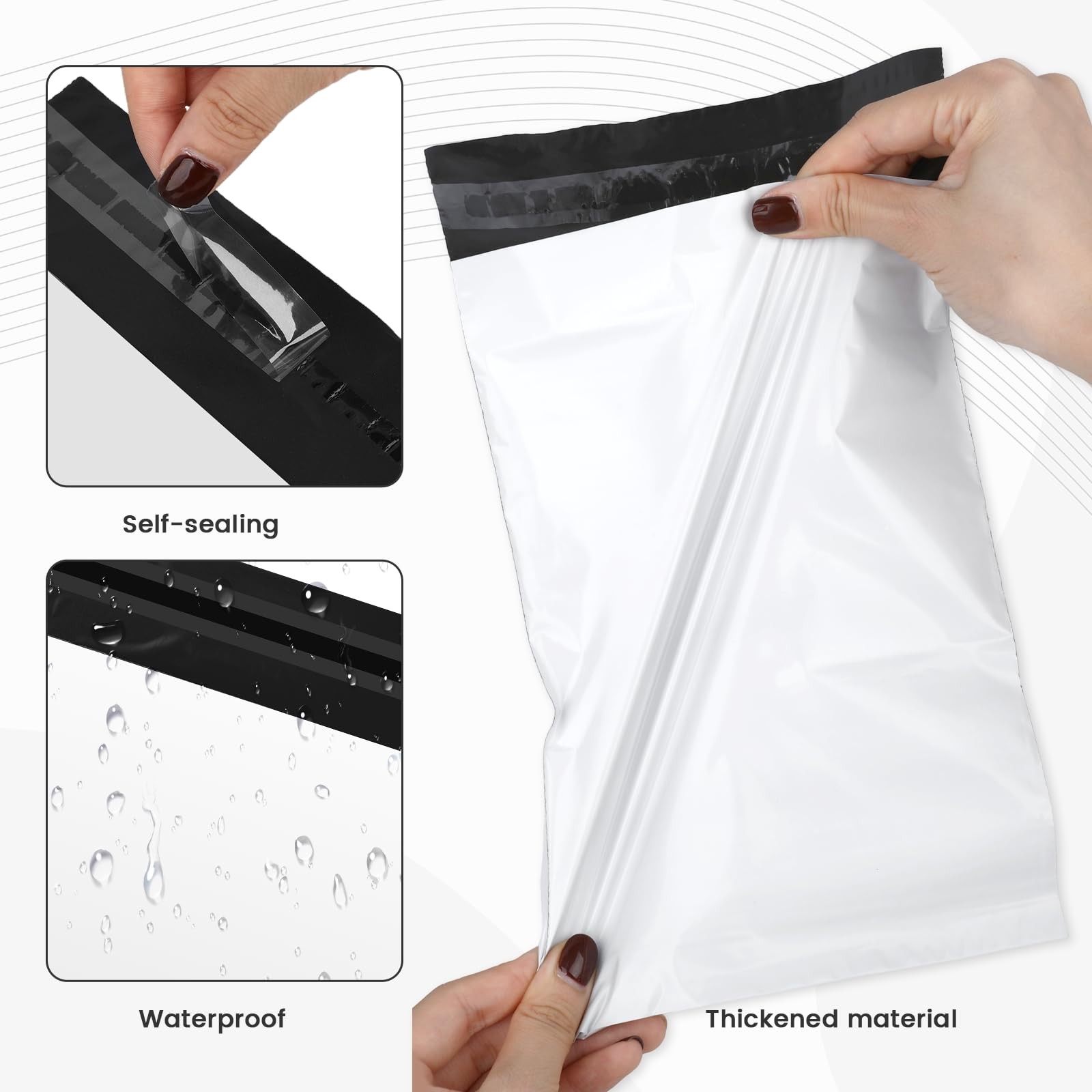 Sanitary Napkin Disposal Bags,100 Pcs White Disposable Tampon