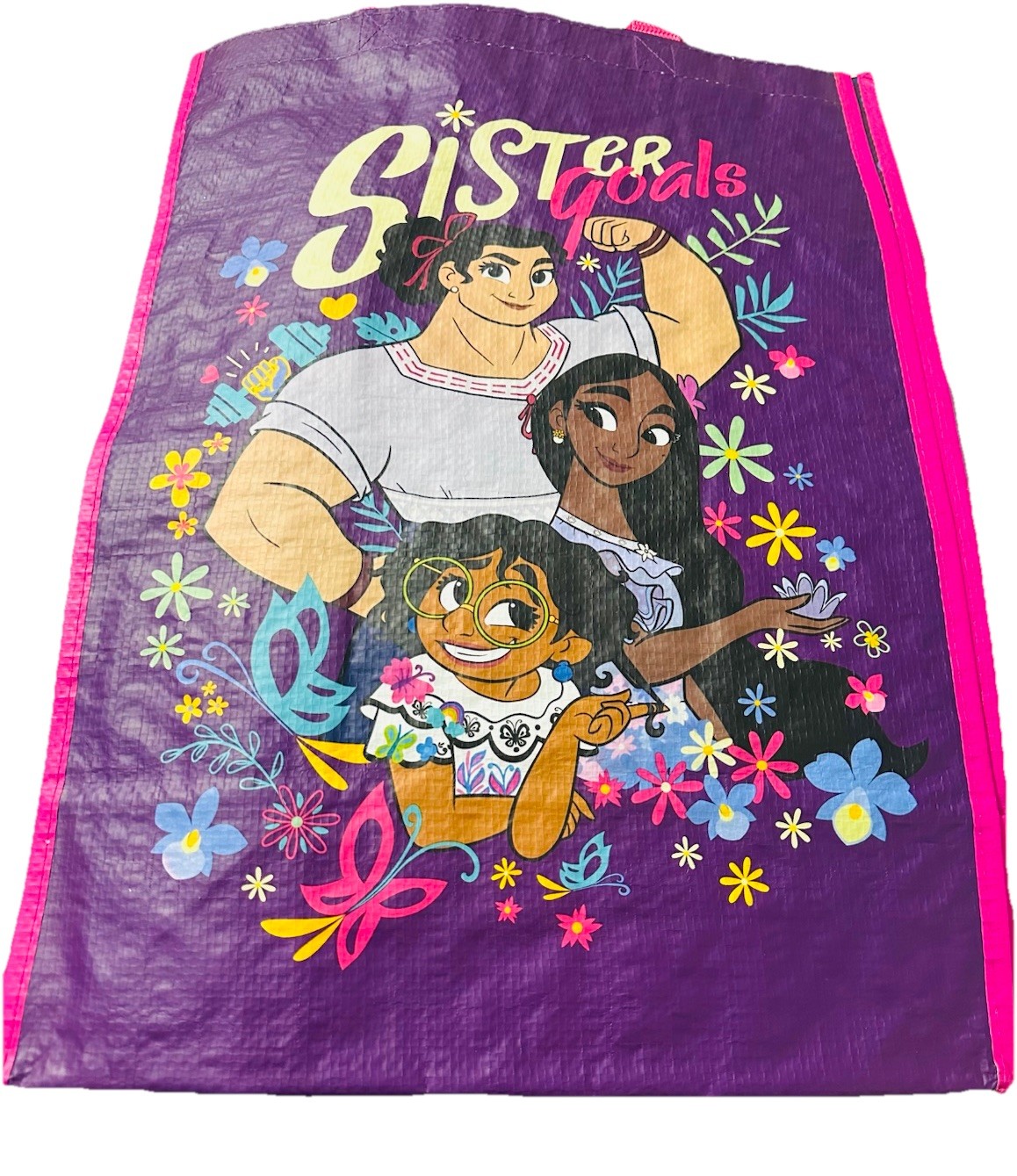 Disney Encanto Sister18x13 Reusable Inspirational Themed Bag W/Handles.