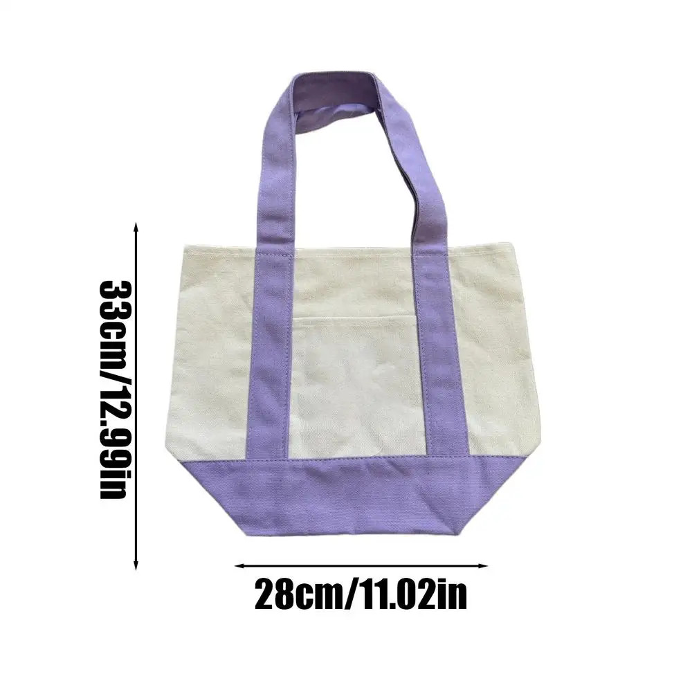 Canvas Tote Bag Large Canvas Tote Bag Reusable Grocery Carrier Fashionable Shopp