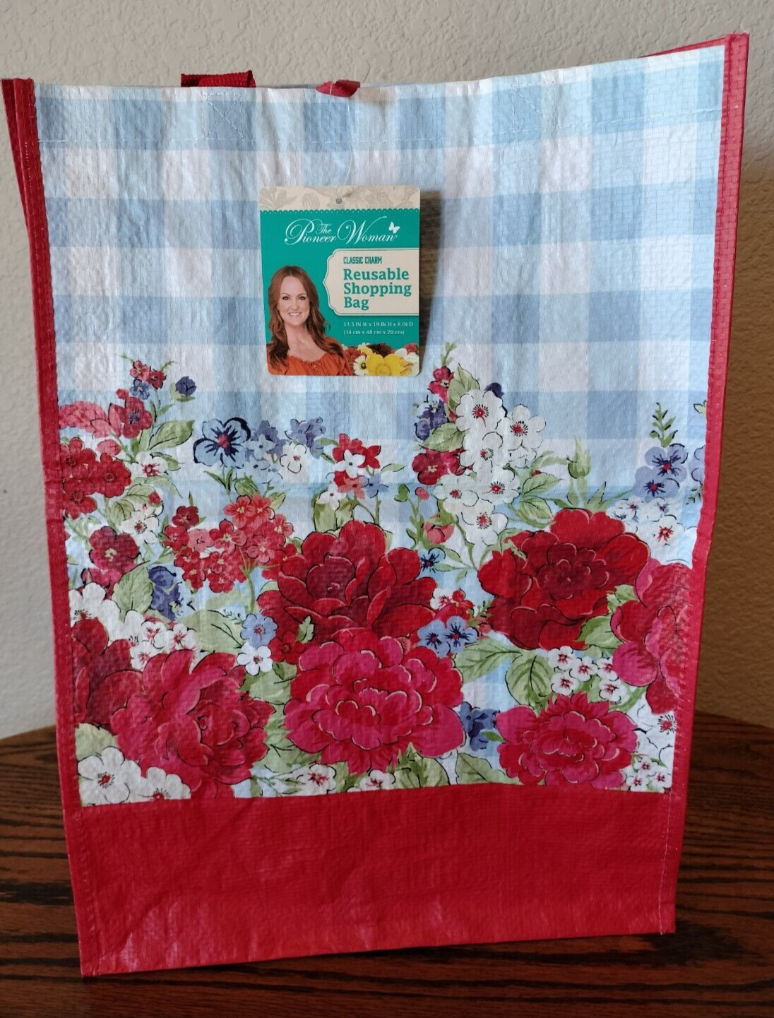 The Pioneer Woman Classic Charm Floral Reusable Shopping Bag / New With Tags