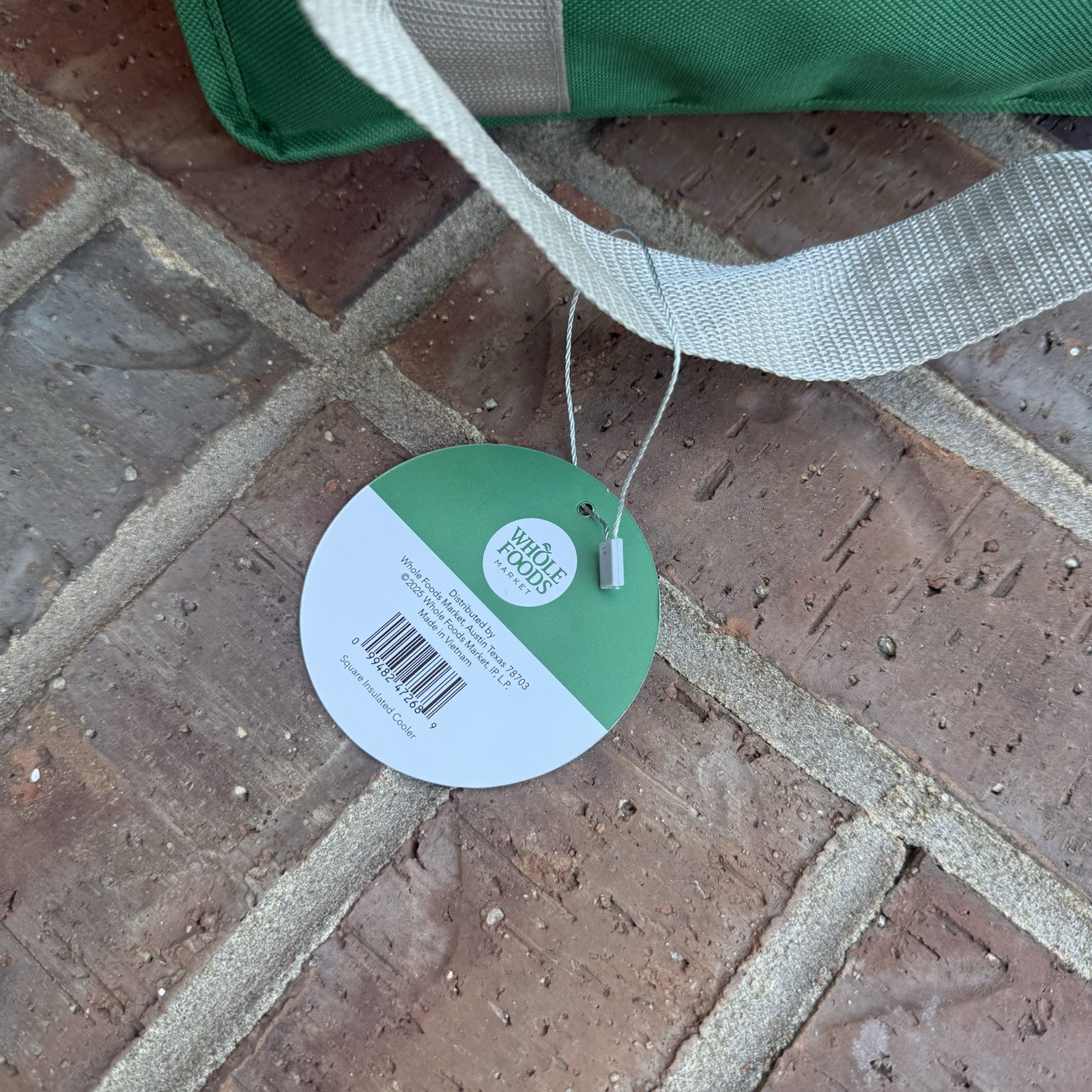 2 Whole Foods Market Insulated Reusable Grocery Tote Bag & Cooler Hot/Cold – NWT
