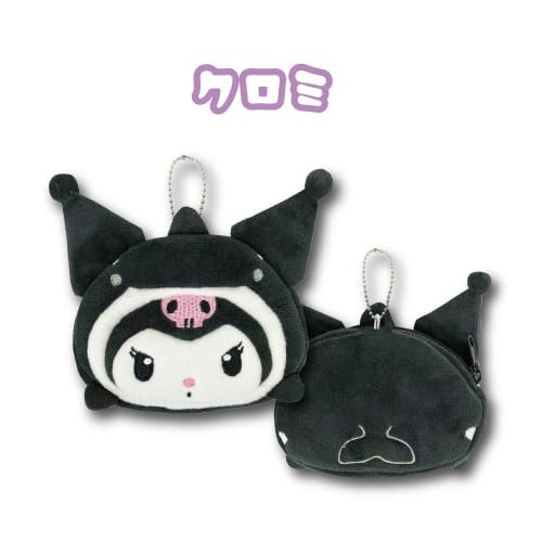 Hatayama Shoji Sanrio Die-Cut Mini Pouch Kuromi Sea Creatures Approx. H8 x W12 x