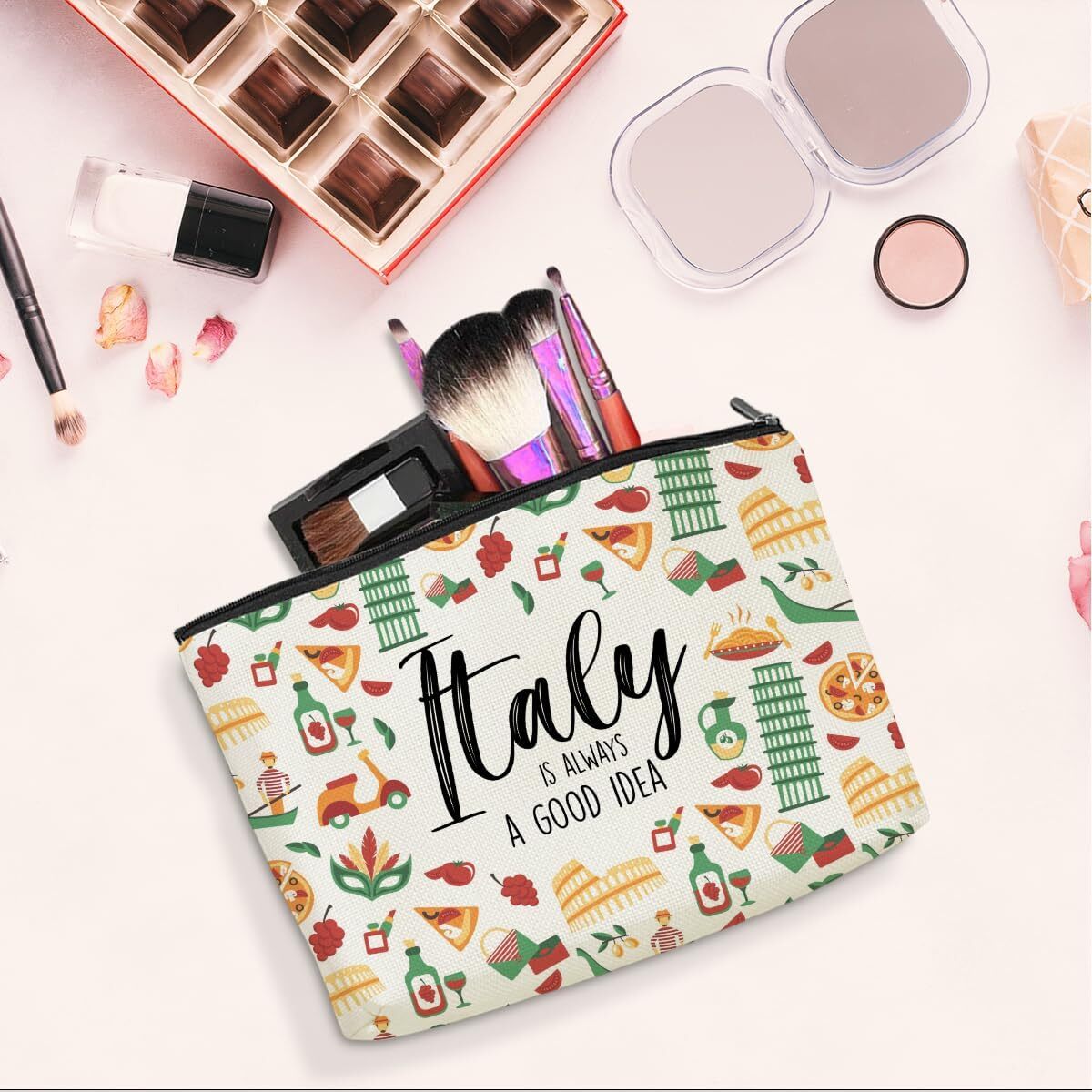 Italy Travel Gift Makeup Bag Themed Gifts Friendship Wedding…