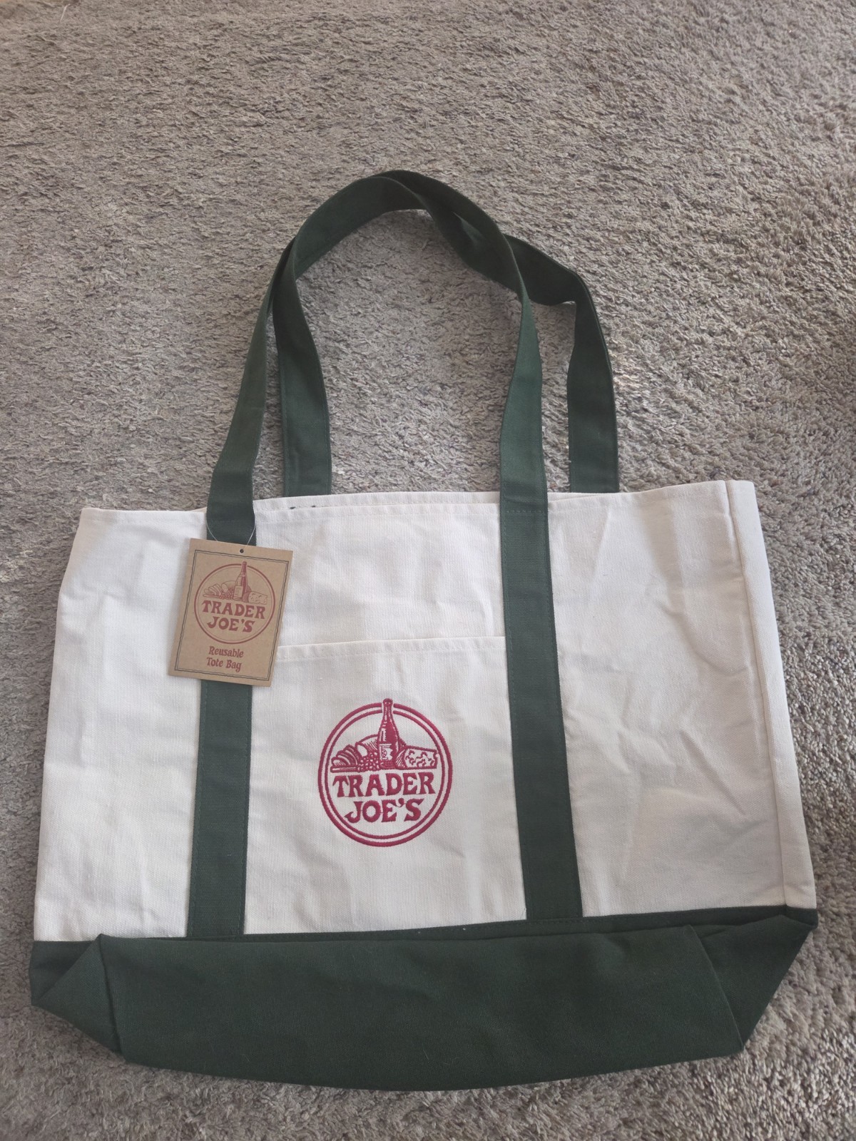 RARE- Off White 2025 Trader Joe’s Green Holiday Edition