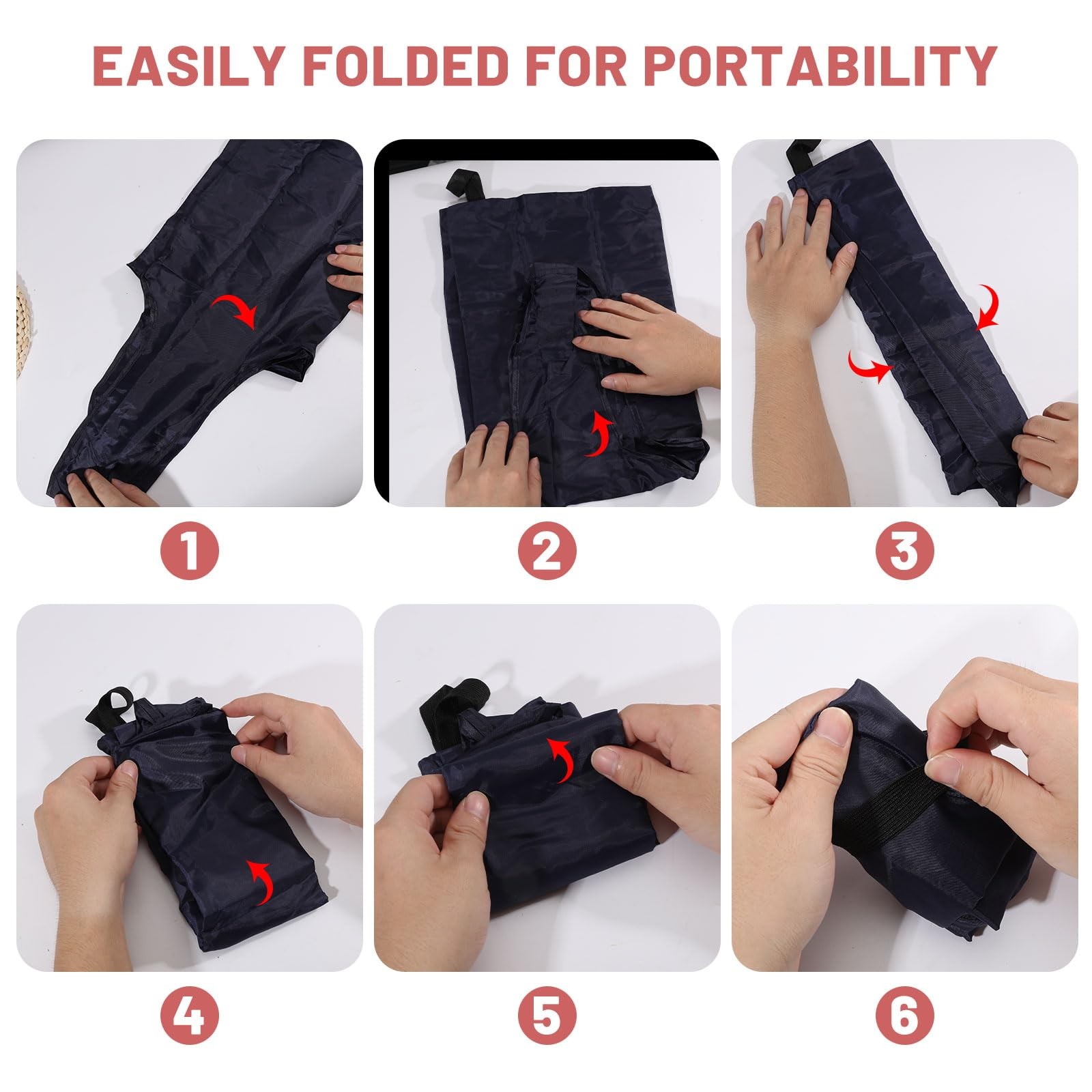 12 Pack Colorful Foldable Reusable Grocery Bags for Market Shopping 25x21in W…