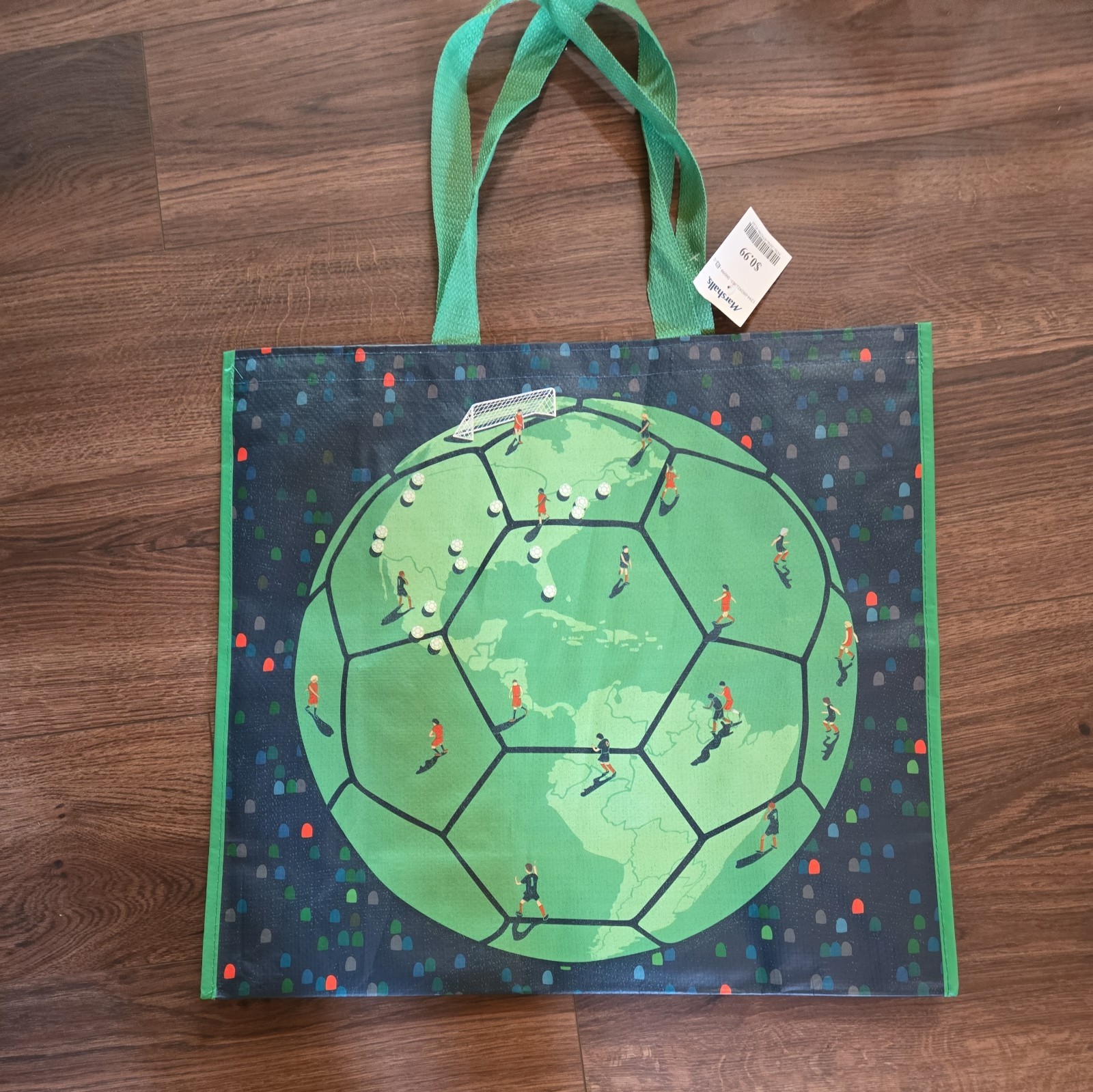 FIFA Soccer World Cup Marshalls Reusable Tote Bag~19”X 17” X 8, New NWT