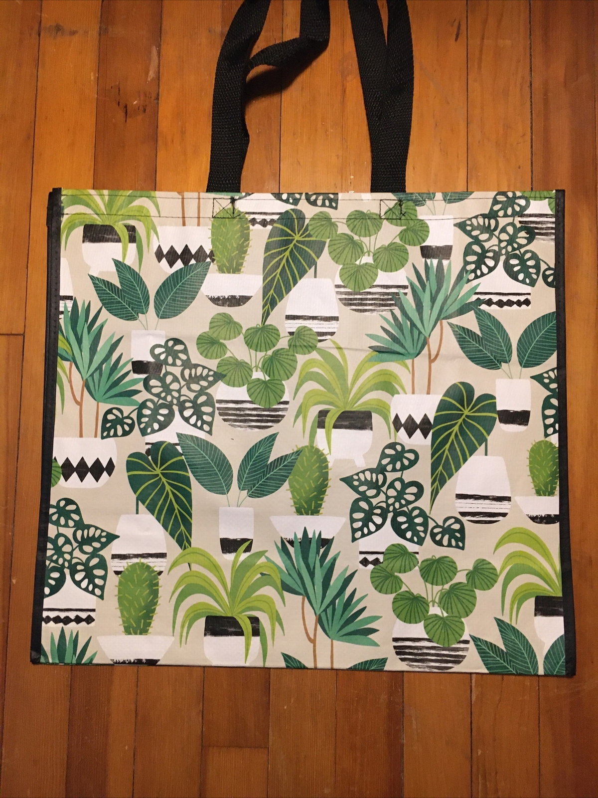 🪴HomeGoods Shopping Tote Bag GARDENING 🌱HOUSE PLANTS Reusable Eco Friendly🪴🌿