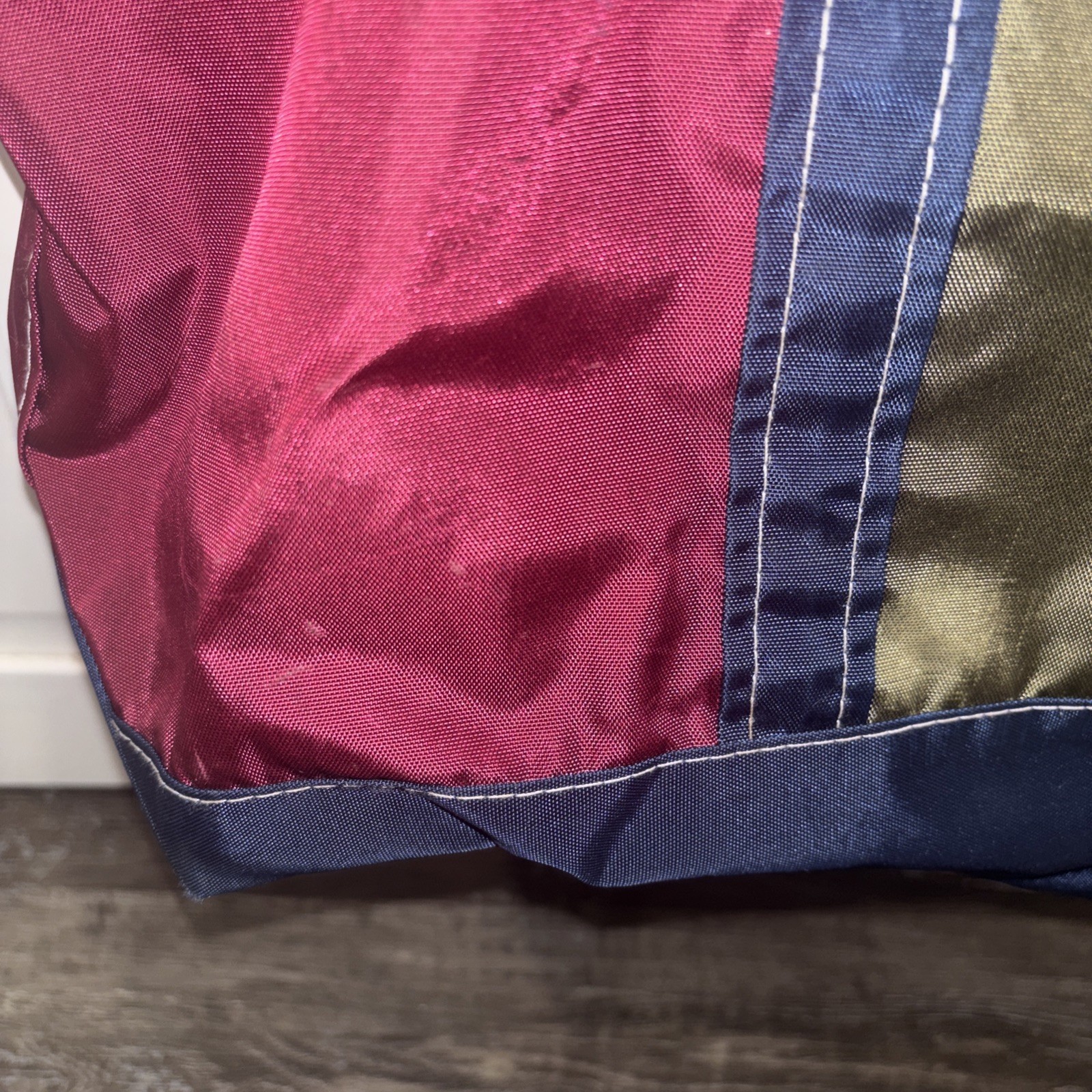 L. L. Bean Lightweight Nylon Tote Bag Zip Closure