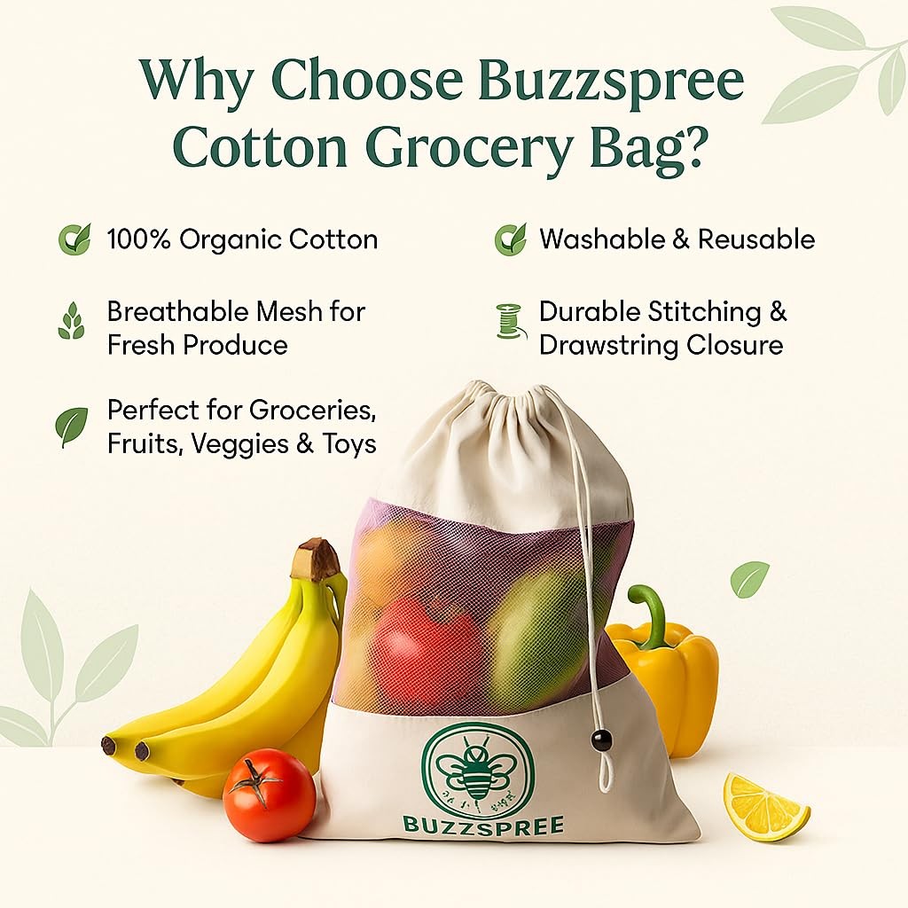Reusable & Eco-Conscious Choice: Switch to 10×13 inches, Off-White