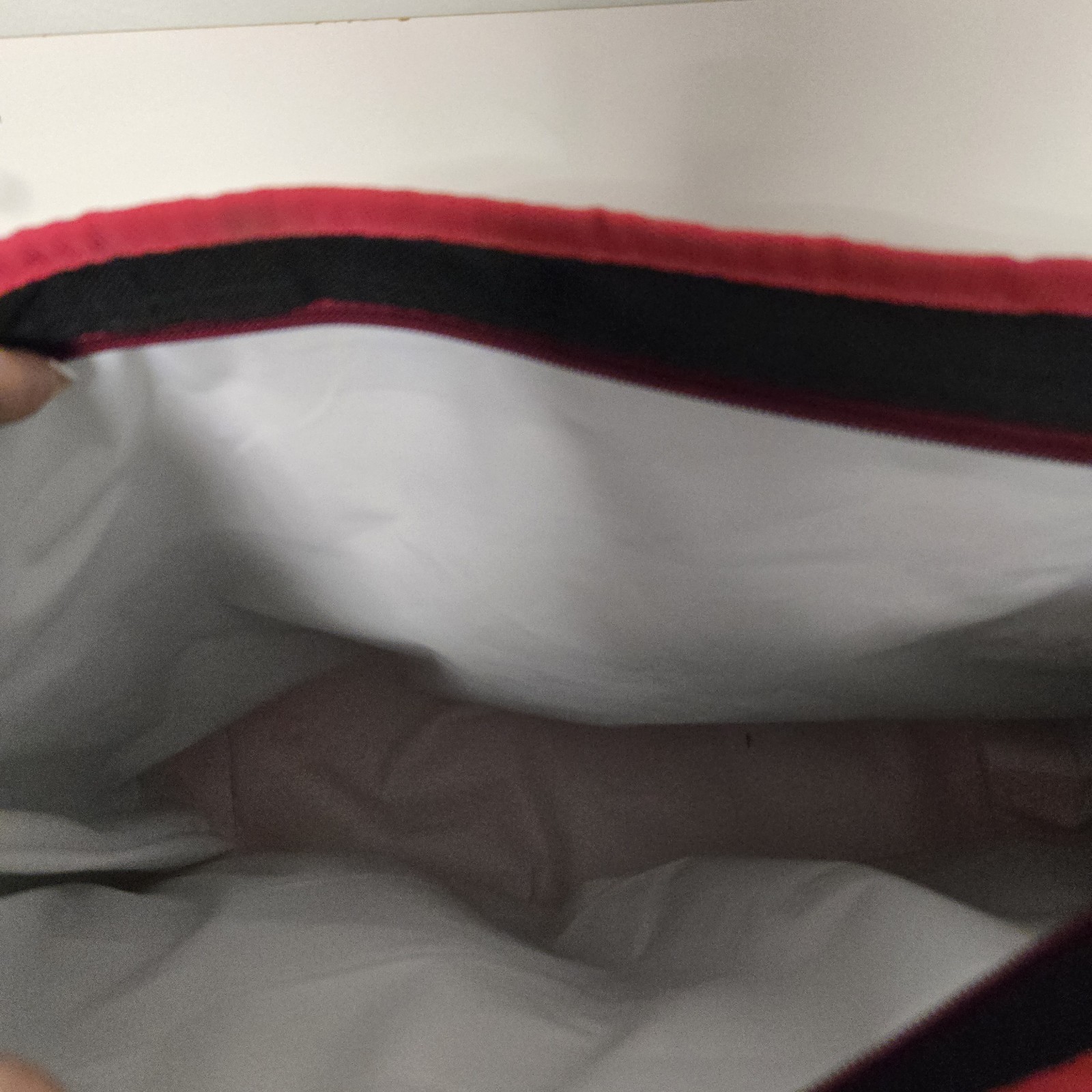 Trader Joe’s Black/Red Reusable Insulated Grocery Bag Extra Large 7 Gallons Disc