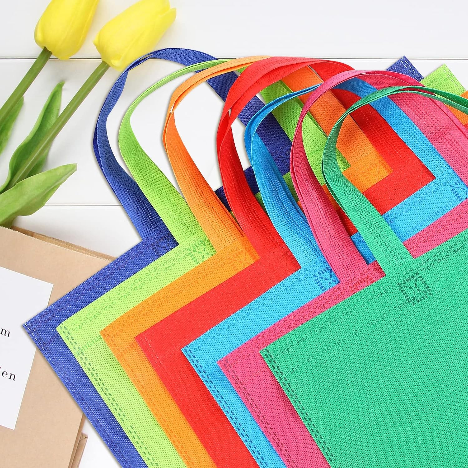 Reble Bag With Handles Lar Tote Bags Bulk 11 Colors for