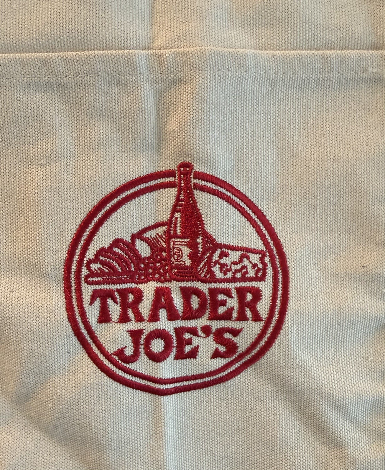 Large Brand New Original Classic Collectible Trader Joe’s Tote Bag Logo Limited