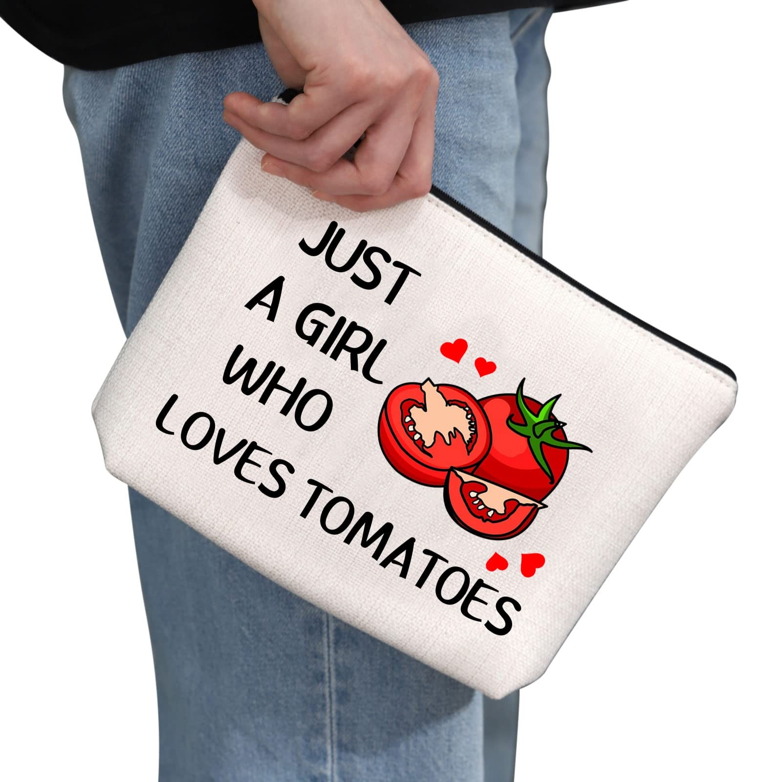 G2TUP Tomato Lover Gift Who Loves Tomatoes White Bag