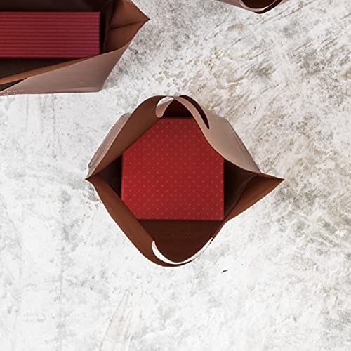HEADS EVB-5 Made in Japan Brown Tote Bags 200mm W x 90mm D x 245mm H 50 count