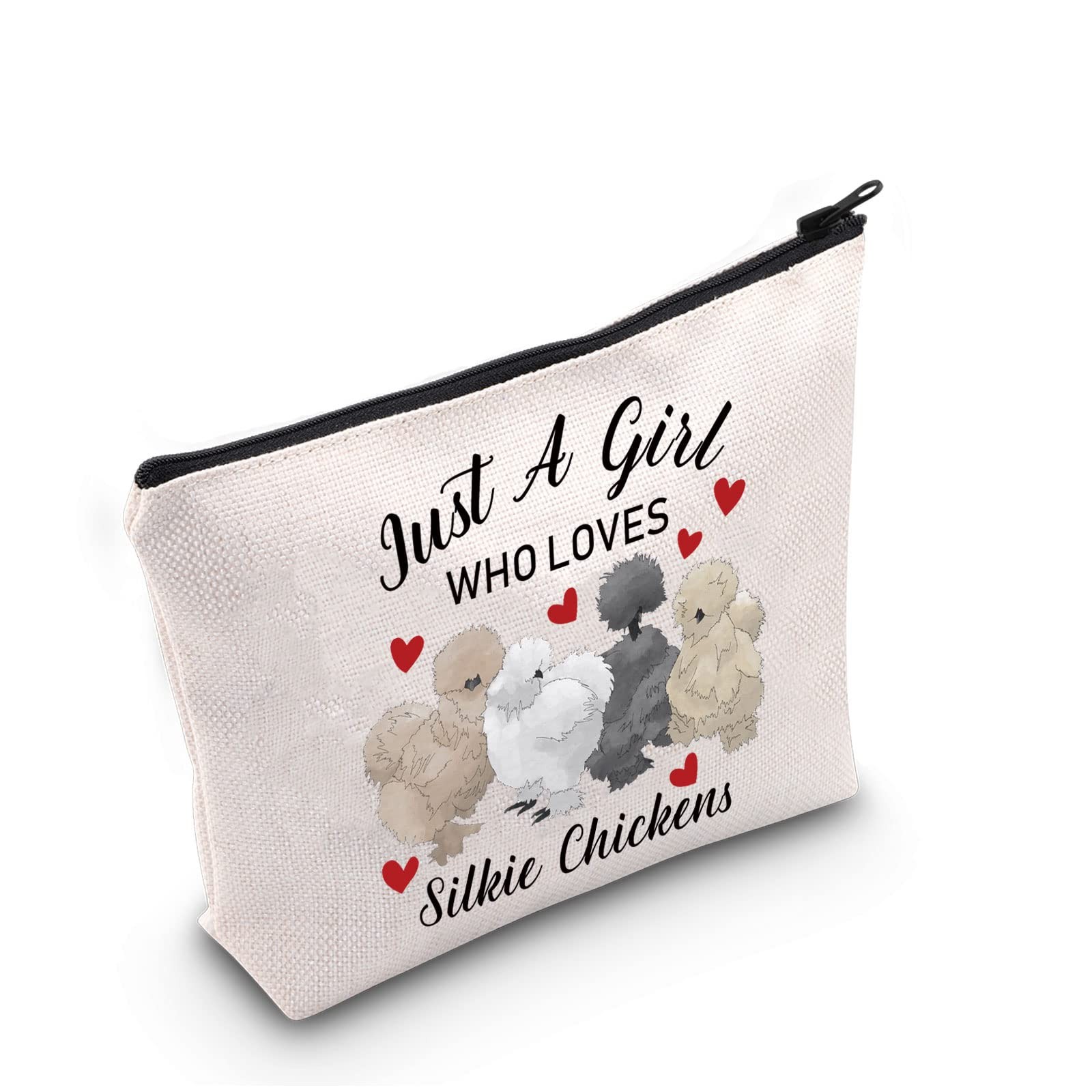 G2TUP Silkie Chicken Lover Gift Who Loves Chickens White Bag