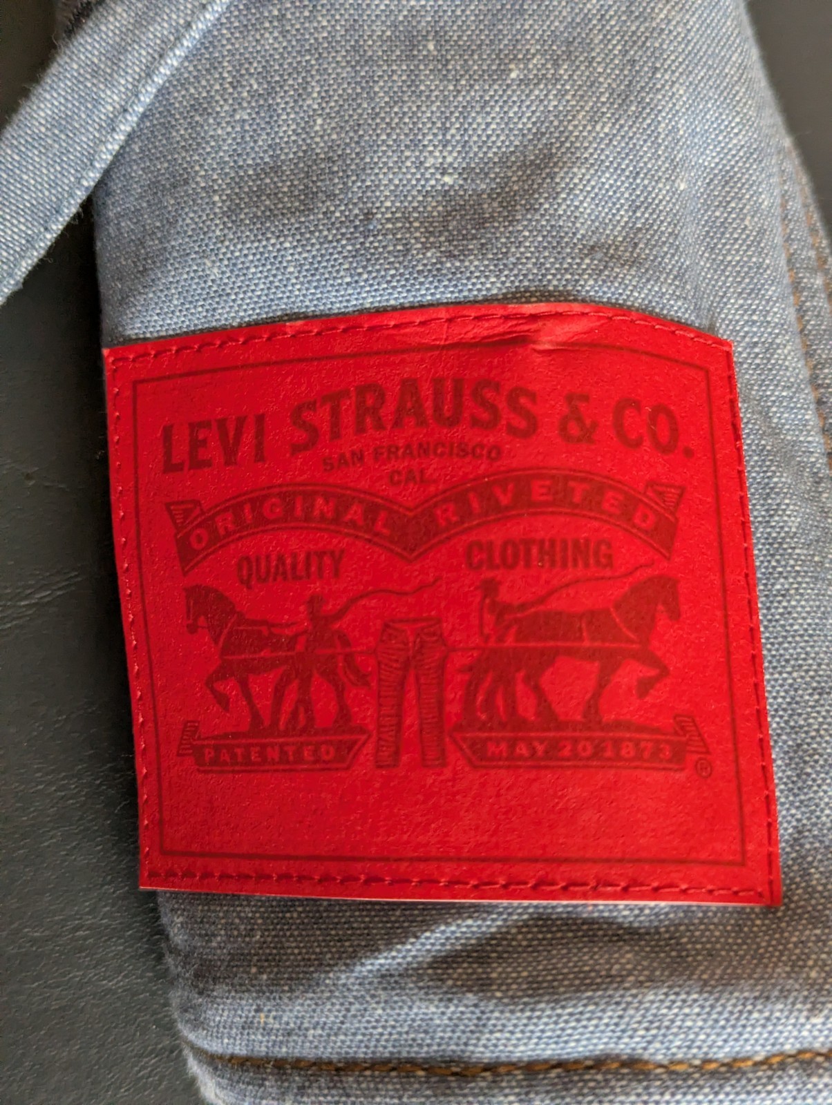 NEW Levi Strauss Limited Ed Reusable Shopping Bag and Fabric Wrap Up Holder Lot