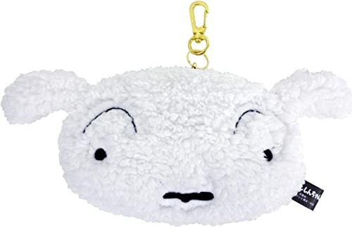 Tees Factory Crayon Shin-chan Plush Pass Case Shiro++ From Japan