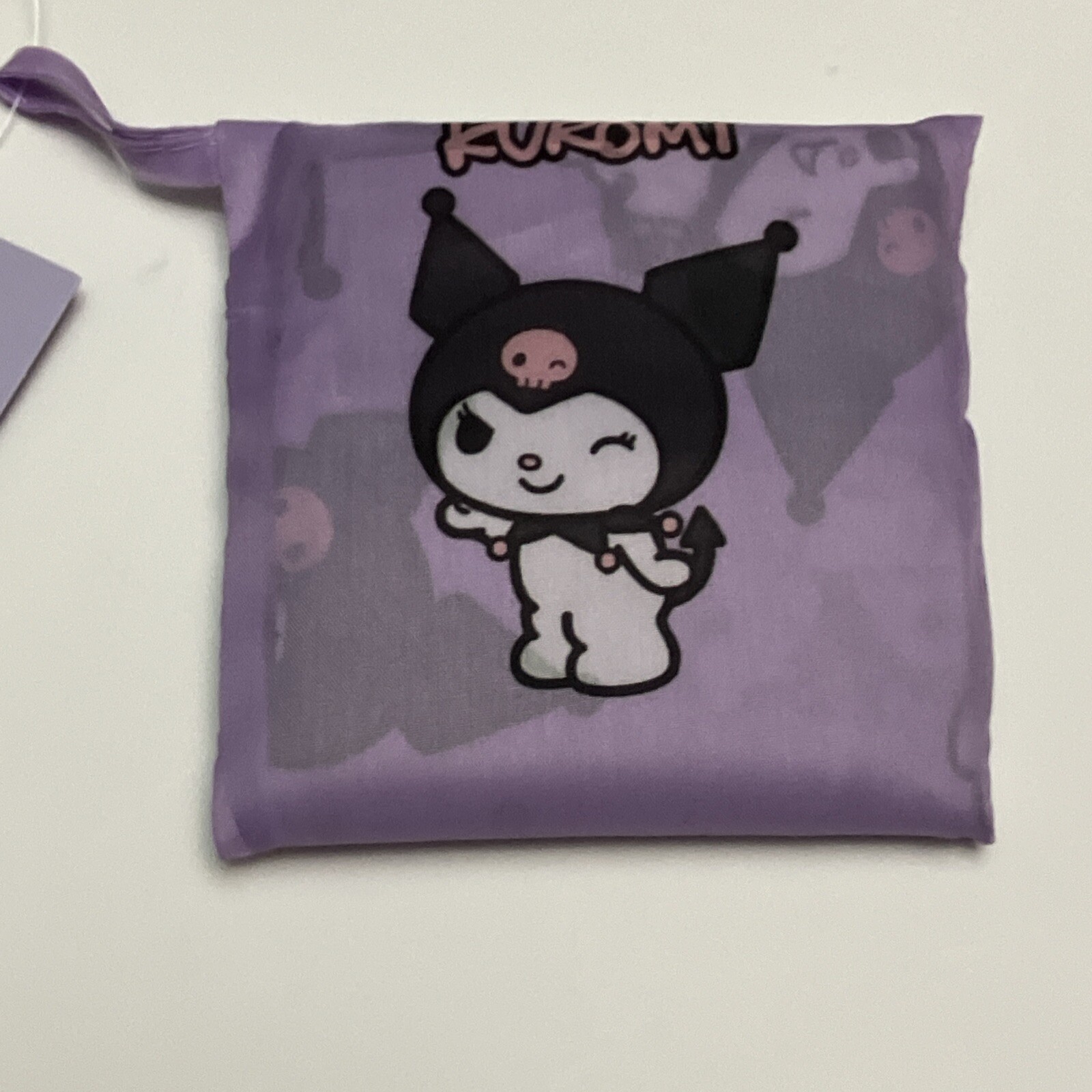PRIMARK Kuromi Tote Bag Folding Foldaway Sanrio Purple New Rabbit Lavender