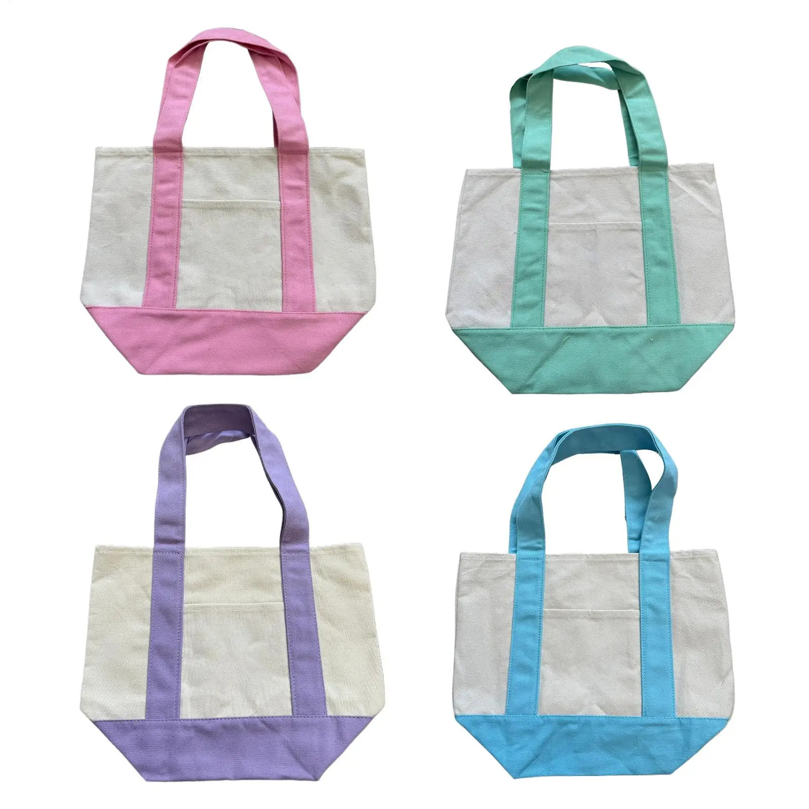Canvas Tote Bag Large Canvas Tote Bag Reusable Grocery Carrier Fashionable Shopp