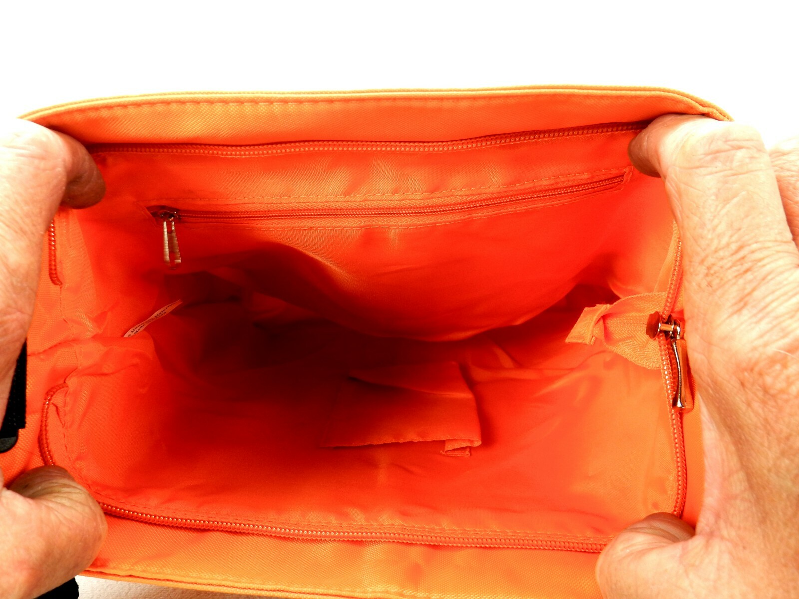 Sweda Tritek Shoulder Tote, Adjustable Strap, Choice of Brown or Orange, #VP1014