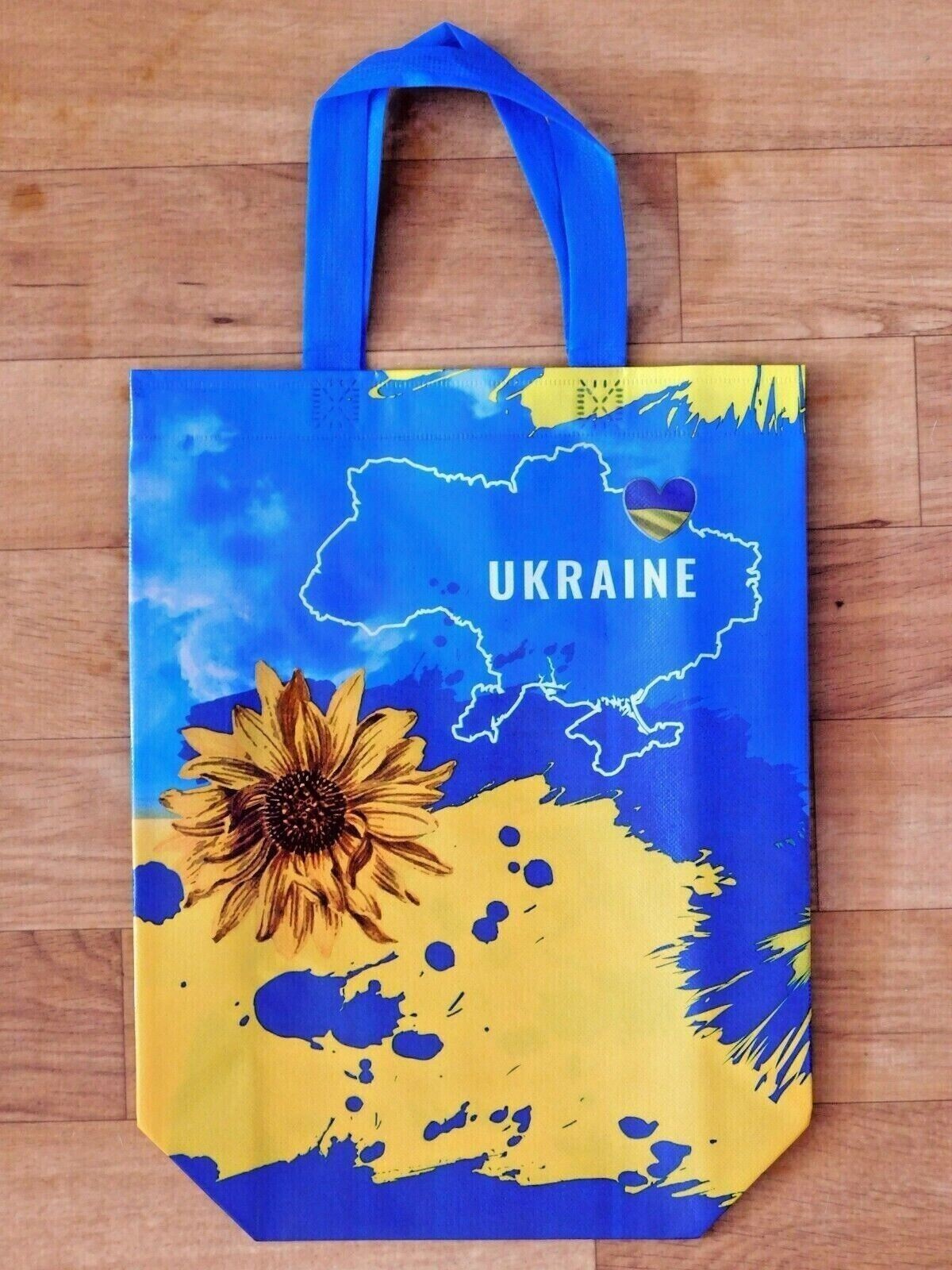 Set new popular Shopping Bags with Handles Ukrainian theme 2022/2023 – 8 pcs.
