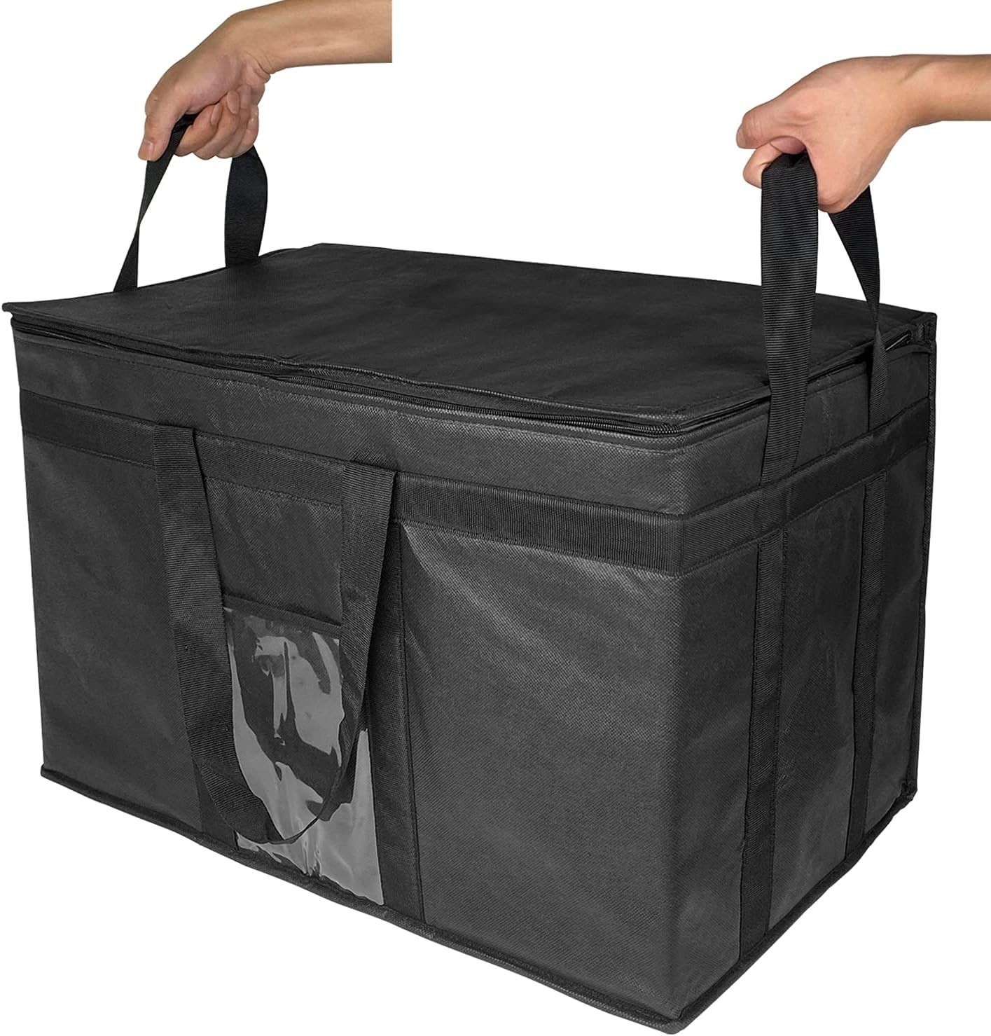 XXL-Larger Insulated Cooler Bags with Zipper Closure,Reusable Grocery…