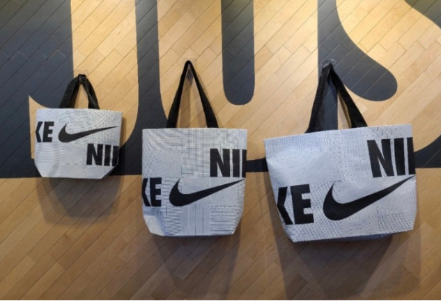 Nike Official Reusable Shopping Bag Eco-Friendly RPET Tote Multiple Sizes S M L