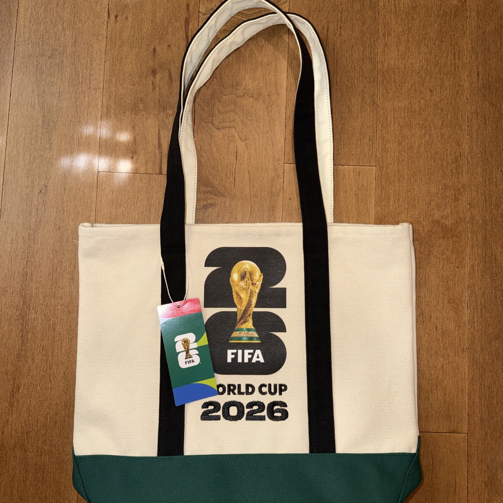 World Cup 2026 FIFA Tote bag White/Green/Black