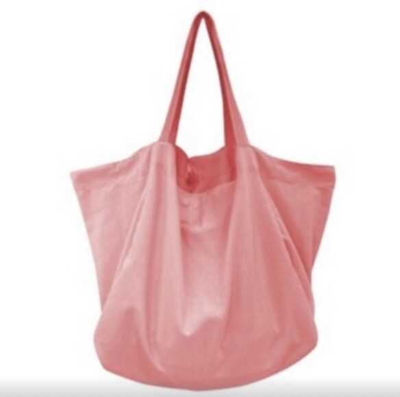 NWT ExcUsed Oversized Reusable Tote Pink Can hold up to 55 pounds